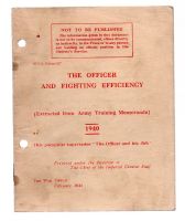 1940 THE OFFICER AND FIGHTING EFFICIENCY