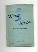 1941 RAF MAG. WINGS OVER AFRICA FEB. EDITION