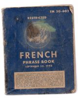 1943 TM 30-602 FRENCH PHRASE BOOK 