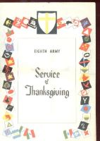 8TH ARMY SERVICE OF THANKSGIVING
