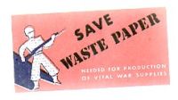 SAVE WASTE PAPER