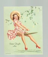 PIN-UP  TEETER TAUGHT HER
