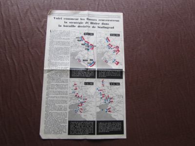 FEB 1943 COURRIER DE L'AIR MAPS STALINGRAD