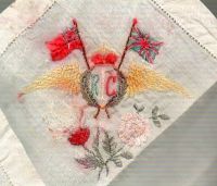 ROYAL FLYING CORPS EMBROIDERED SILK HANKY