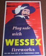 WESSEX FIREWORKS POSTER