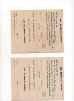 WW2 AIR TRAINING CORPS ENLISTMENT CARDS