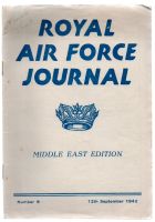 1942 ROYAL AIR FORCE JOURNAL MIDDLE EAST EDITION 