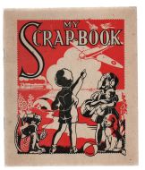 WAR-TIME CHILDRENS SCRAPBOOK un-used