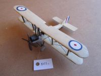 OLD WOOD MODEL OF A BE2c BIPLANE