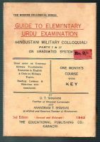 1942 3rd edition GUIDE TO MILITARY URDU