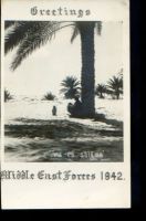 1942 MIDDLE EAST FORCES PHOTOCARD