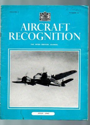 JULY  1943 AIRCRAFT RECOGNITION VOL. 1 No.11