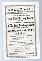 1944 BRASS BAND and ATC BAND MARCHING CONTEST PROGRAMME