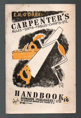 1944 CARPENTERS HANDBOOK from VICTORY KEY PUBLICATIONS