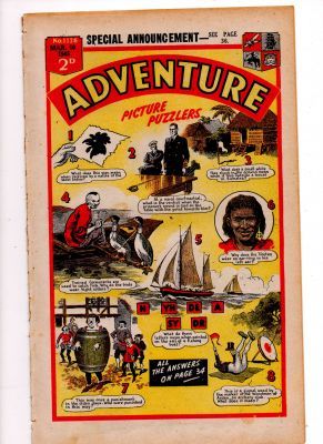 1945 MARCH 10th edition of ADVENTURE COMIC