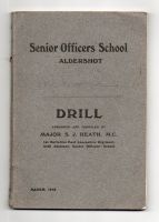 1918 SENIOR OFFICERS SCHOOL ALDERSHOT DRILL