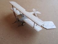 OLD WOOD MODEL OF A SOPWITH TABLOID