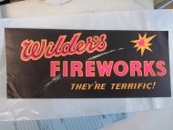 WILDERS FIREWORKS SMALL POSTER BANNER #3