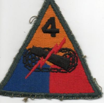 4TH ARMOURED DIV PATCH