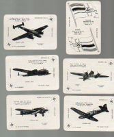 AIR RECOGNITION CARDS  GERMAN PLANES